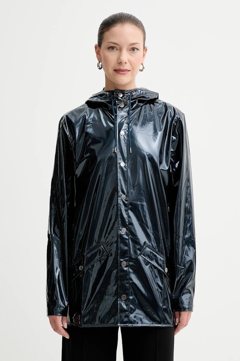 Rains kurtka 12010 Jacket kolor granatowy przejściowa 12010 - zdjęcie produktu nr 1