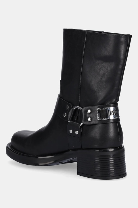 Just Cavalli botki damskie kolor czarny na słupku 79RA3S91ZSD61899 - zdjęcie produktu nr 2