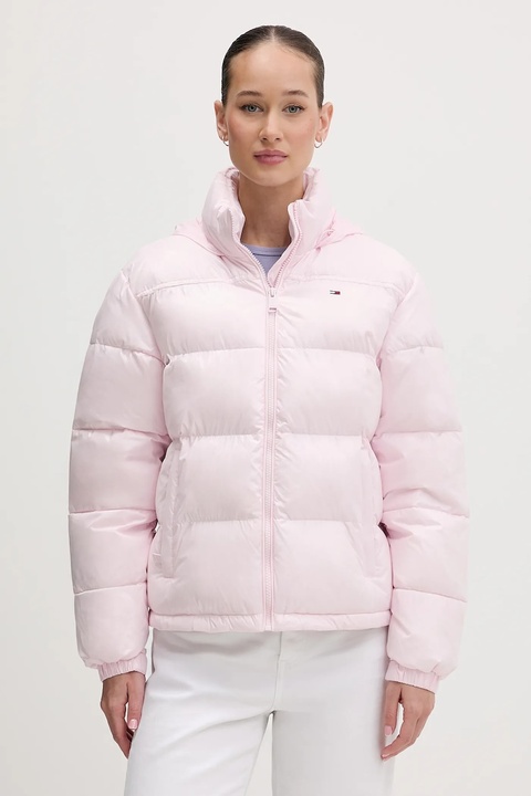 Tommy Jeans kurtka kolor różowy zimowa DW0DW22039 - zdjęcie produktu nr 1