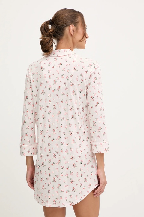Lauren Ralph Lauren koszula nocna damska kolor różowy ILN32440 - zdjęcie produktu nr 2
