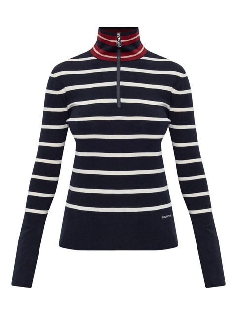 Moncler high-neck striped jumper - Black - zdjęcie produktu nr 1