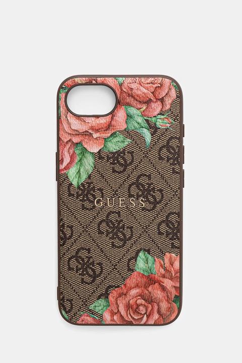 Guess etui na telefon iPhone 16e kolor brązowy GUHMPSE4P4ROPEMCW - zdjęcie produktu nr 1