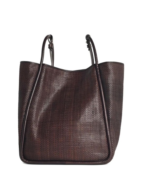 DRAGON DIFFUSION Ana leather tote bag - Brown - zdjęcie produktu nr 1