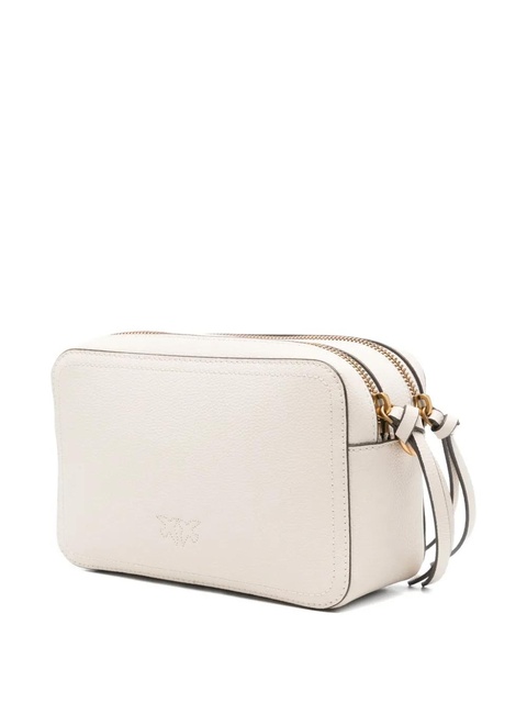PINKO embossed-logo calf leather cross-body bag - Neutrals - zdjęcie produktu nr 2
