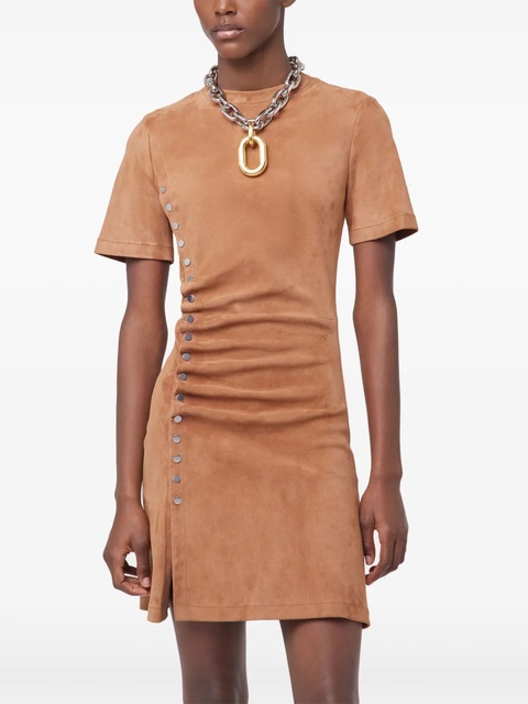 Rabanne gathered mini dress - Brown - zdjęcie produktu nr 2