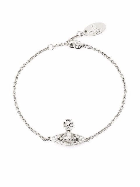 Vivienne Westwood Orb plaque chain bracelet - Silver - zdjęcie produktu nr 1