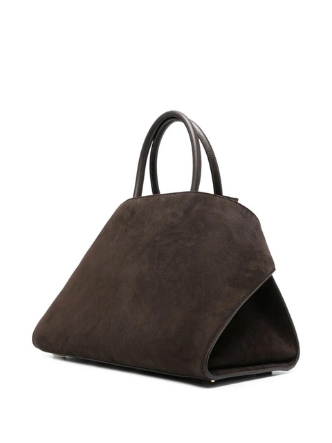 Ferragamo corduroy clasp tote bag - Brown - zdjęcie produktu nr 2