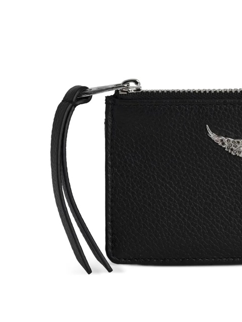 Zadig&Voltaire Signature Wings zip card holder - Black - zdjęcie produktu nr 2