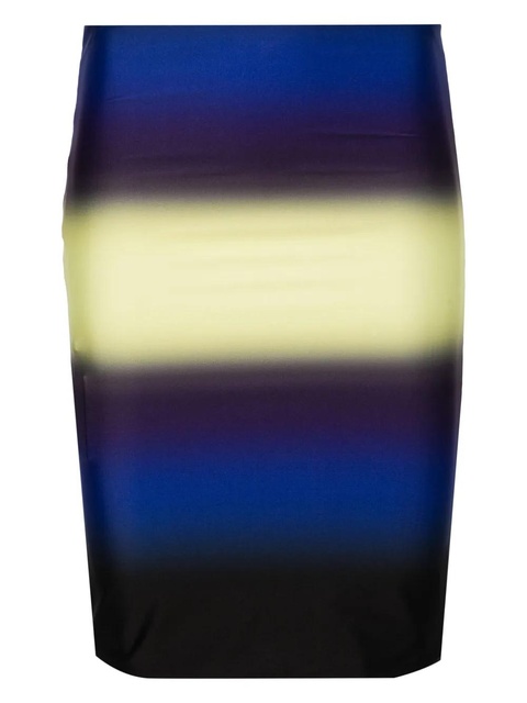 The Attico gradient-effect swim skirt - Blue - zdjęcie produktu nr 1