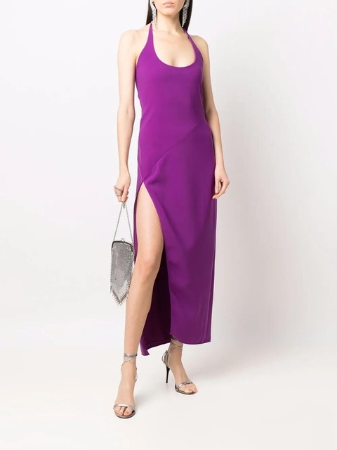 The Attico Corine side-slit gown - Purple - zdjęcie produktu nr 2