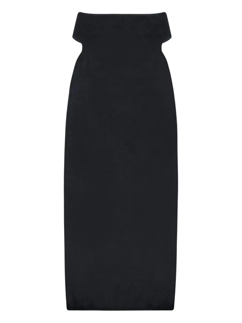 The Row notched maxi dress - Black - zdjęcie produktu nr 1