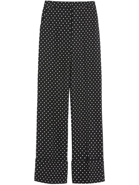 Valentino Garavani Supergran Plusdepois-print trousers - Black - zdjęcie produktu nr 1