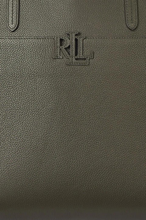 Lauren Ralph Lauren torebka skórzana kolor zielony 431960183 - zdjęcie produktu nr 2