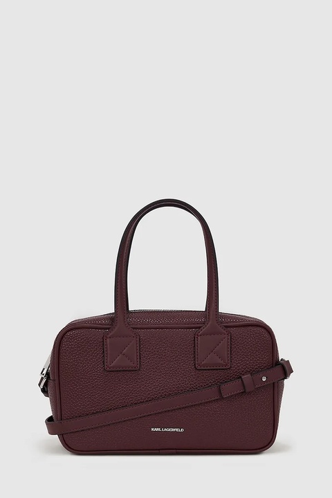 Karl Lagerfeld torebka kolor bordowy A4W30047 - zdjęcie produktu nr 2