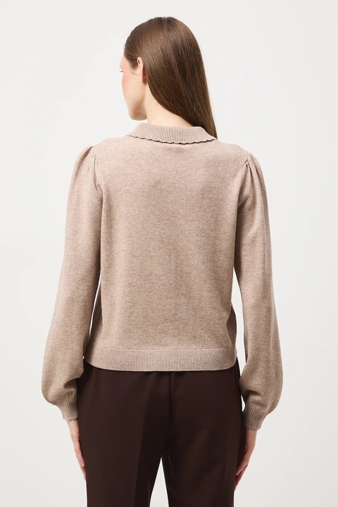 Medicine sweter damskie kolor beżowy - zdjęcie produktu nr 2