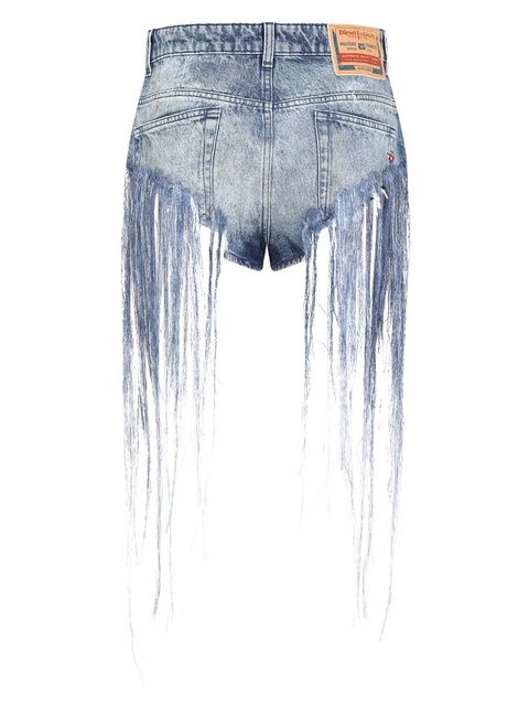 Diesel fringe-detailing shorts - Blue - zdjęcie produktu nr 2