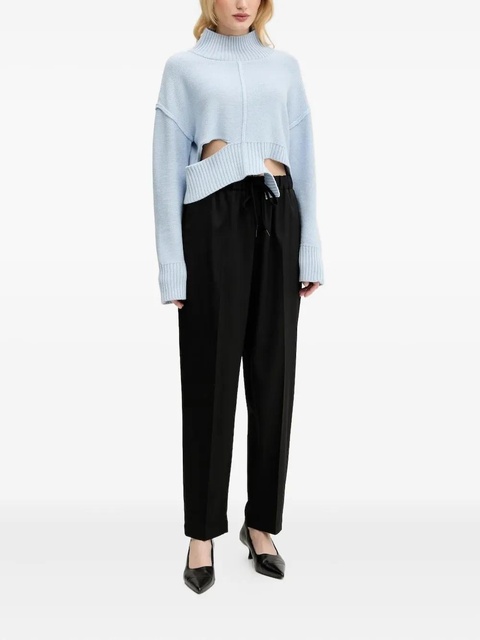 MM6 Maison Margiela high-neck sweater - Blue - zdjęcie produktu nr 2