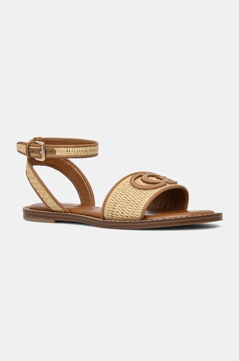 Guess sandały SIYONA damskie kolor brązowy FLJSIY FAB03 - zdjęcie produktu nr 1