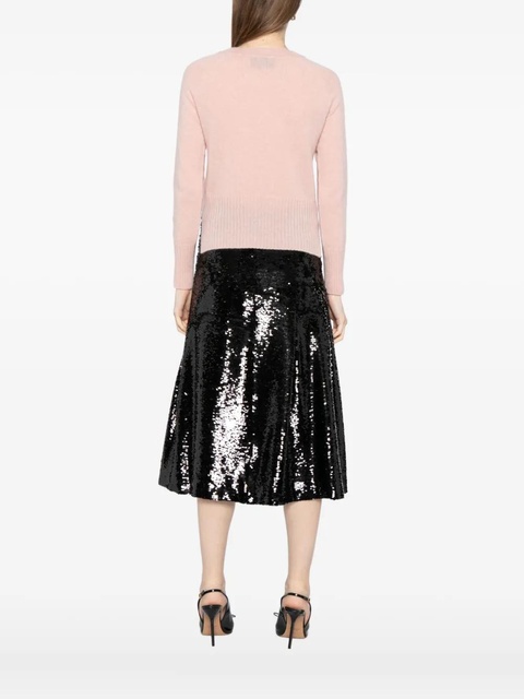 Simone Rocha embellished cashmere cardigan - Pink - zdjęcie produktu nr 2
