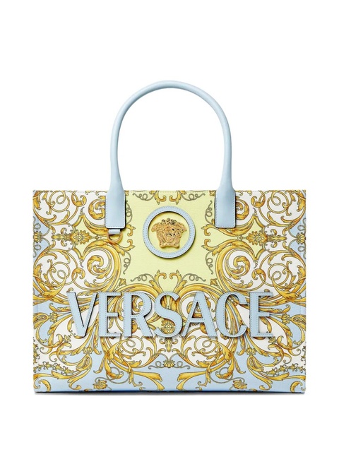 Versace Medusa Barocco-print tote bag - Blue - zdjęcie produktu nr 1