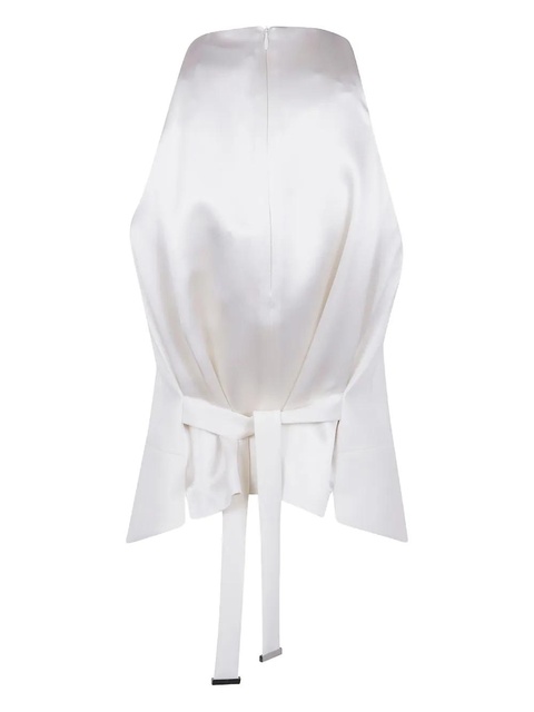 Max Mara cross-neck button top - White - zdjęcie produktu nr 1