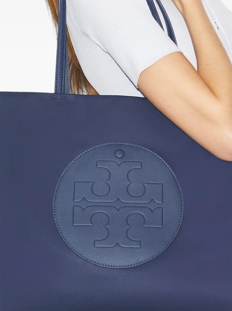 Tory Burch Ella logo-embossed tote bag - Blue - zdjęcie produktu nr 1