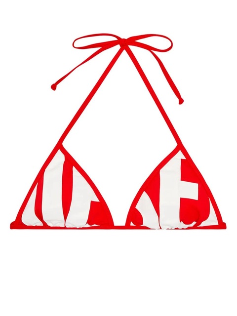 Diesel Bfb-Sees-A logo-print bikini top - Red - zdjęcie produktu nr 1