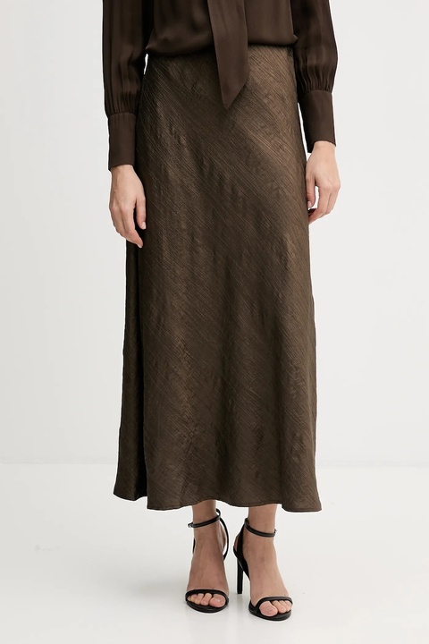 Pedro del Hierro spódnica kolor brązowy maxi rozkloszowana 7592131 - zdjęcie produktu nr 1