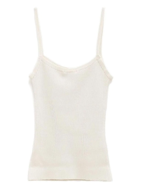 Chloé fine-ribbed tank top - White - zdjęcie produktu nr 2