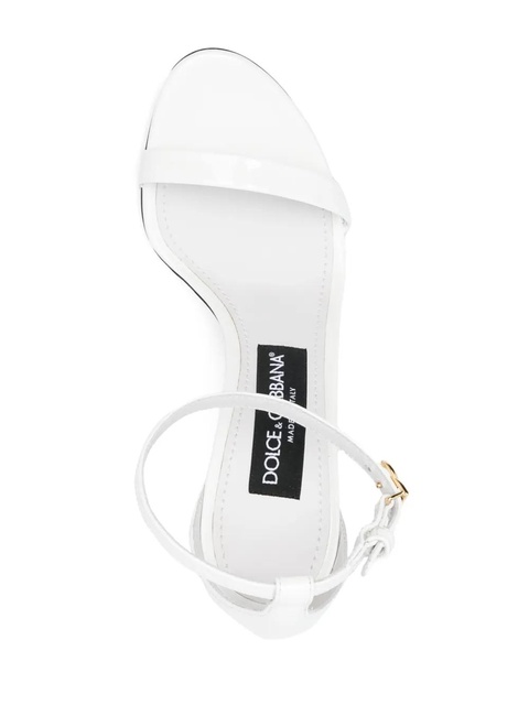 Dolce & Gabbana 100mm leather sandals - White - zdjęcie produktu nr 2