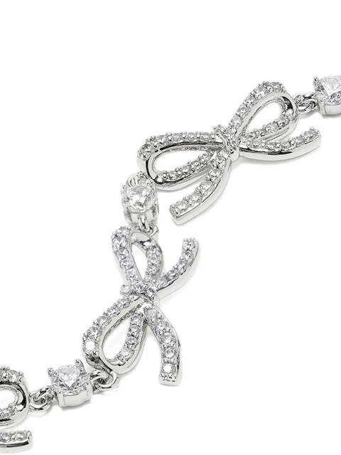 Self-Portrait bow-chain bracelet - Silver - zdjęcie produktu nr 2