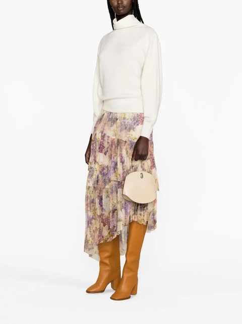 ZIMMERMANN Lyrical brushed wool-cashmere jumper - White - zdjęcie produktu nr 2