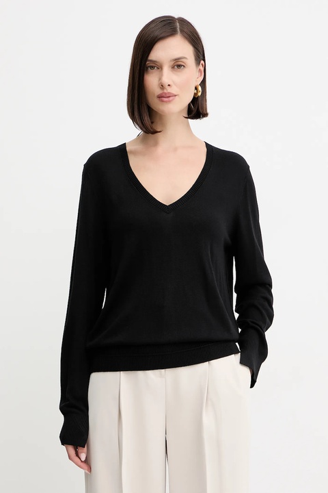 BOSS Orange sweter damski kolor czarny lekki 50543956 - zdjęcie produktu nr 1