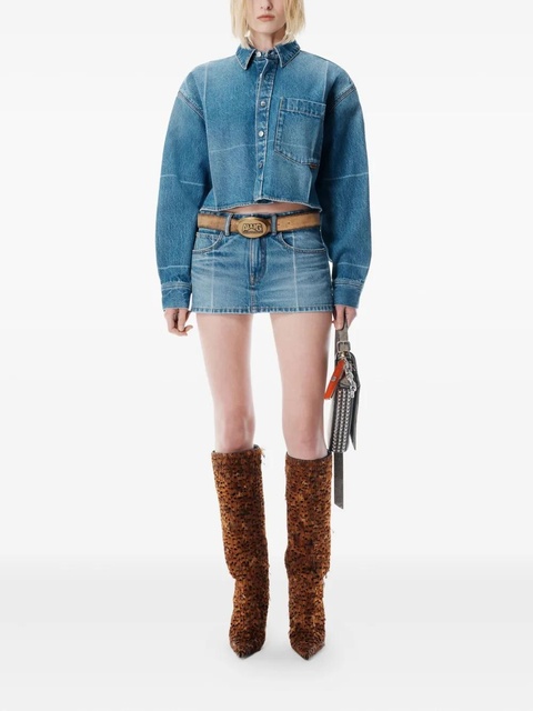 Alexander Wang faded-fold-line shirt - Blue - zdjęcie produktu nr 2