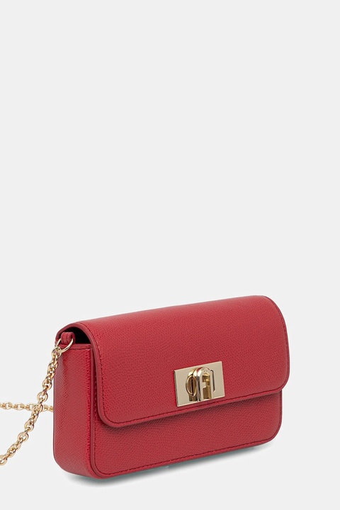 Furla torebka skórzana kolor czerwony WE00265.ARE000.RUB00 - zdjęcie produktu nr 2