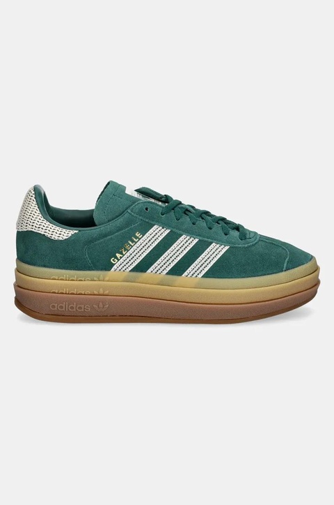 adidas Originals sneakersy zamszowe Gazelle Bold W kolor zielony JS3358 - zdjęcie produktu nr 2