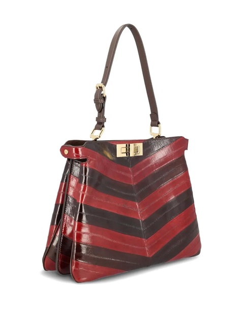 FENDI medium Peekaboo Soft shoulder bag - Brown - zdjęcie produktu nr 1
