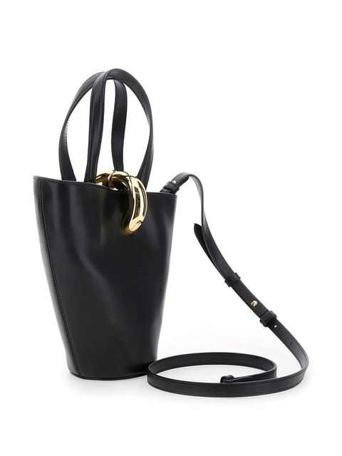 Jacquemus Le Petit Bamboula ring-top bucket bag - Black - zdjęcie produktu nr 2