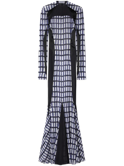 Off-White geometric-print maxi dress - Blue - zdjęcie produktu nr 2