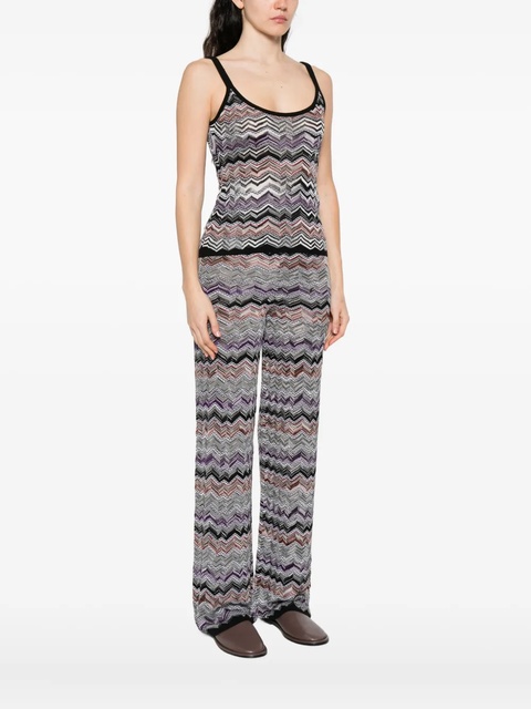 Missoni zigzag-woven tank top - Black - zdjęcie produktu nr 2
