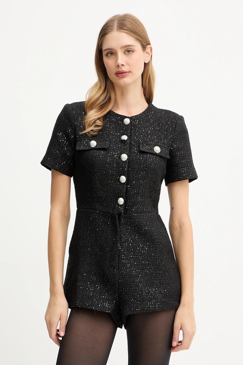 Bardot kombinezon kolor czarny 60098PB - zdjęcie produktu nr 1