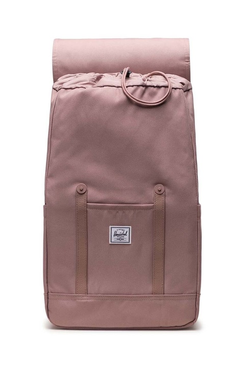 Herschel plecak Retreat Backpack kolor różowy duży gładki - zdjęcie produktu nr 2