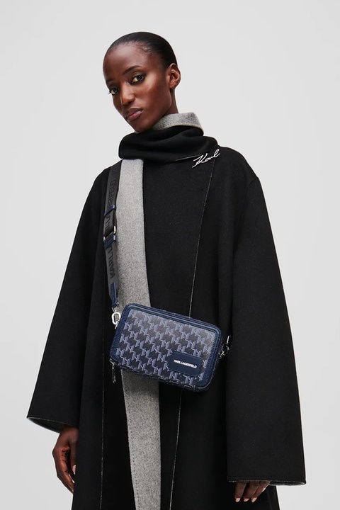 Karl Lagerfeld torebka K/VOYAGE kolor granatowy A1M30488 - zdjęcie produktu nr 2