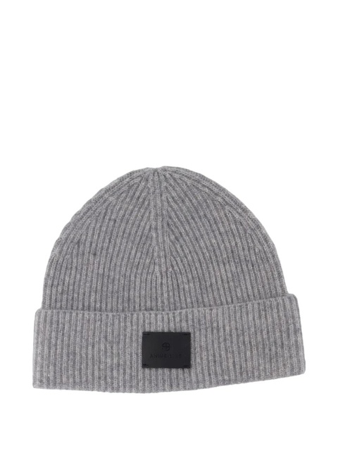 ANINE BING ribbed beanie - Grey - zdjęcie produktu nr 1