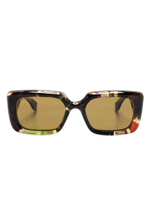 Gucci Eyewear square-frame sunglasses - Brown - zdjęcie produktu nr 1