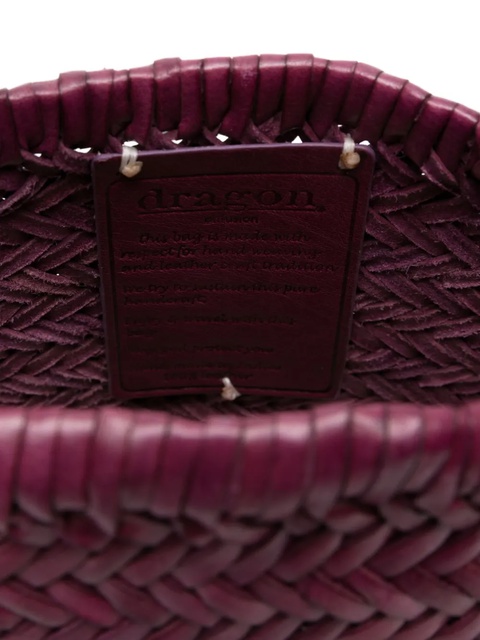 DRAGON DIFFUSION Triple Jump leather tote bag - Purple - zdjęcie produktu nr 2