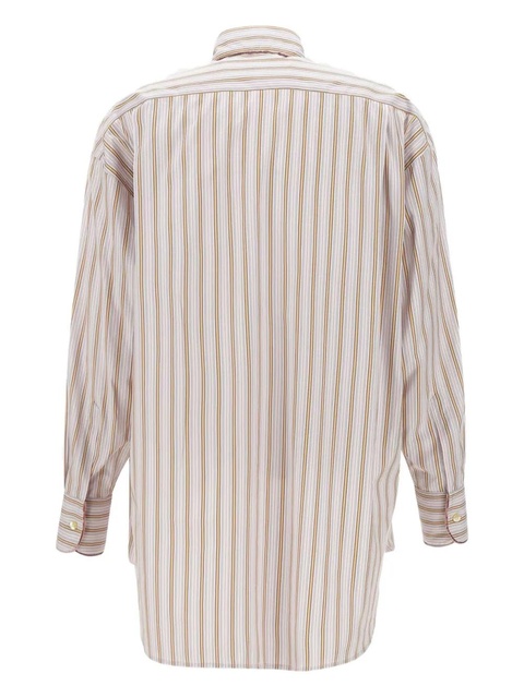 ETRO striped cotton shirt - White - zdjęcie produktu nr 2