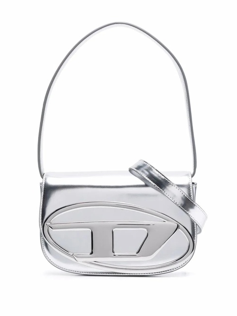 Diesel 1DR leather shoulder bag - Silver - zdjęcie produktu nr 1