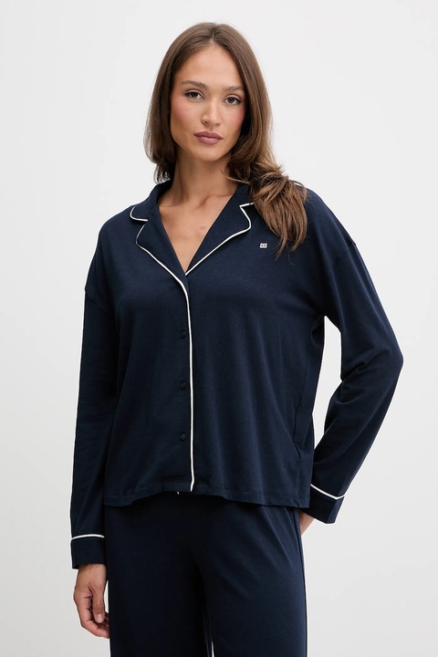 Tommy Hilfiger piżama damska kolor granatowy UW0UW06142 - zdjęcie produktu nr 2