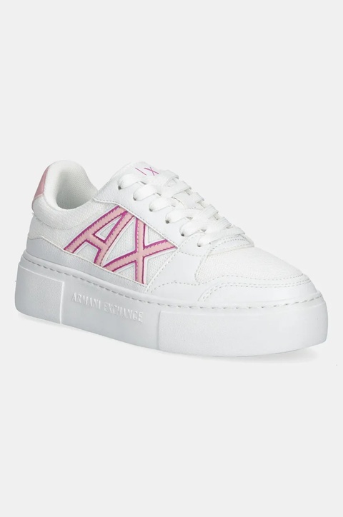 Armani Exchange sneakersy damskie kolor biały XDX178 XV929 S935 - zdjęcie produktu nr 1